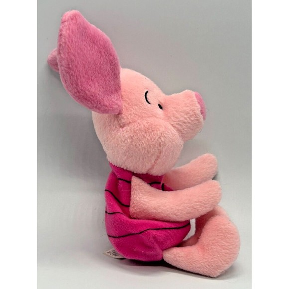 DISNEY Winnie the Pooh's Piglet 9" Sitting Plush Stuffed Toy - Arcotoys … - Picture 4 of 9